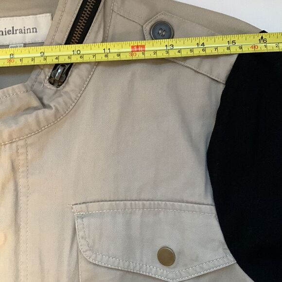 DANIEL REINN Cargo/safari jacket with black sleeves. Size M - Picture 7 of 14